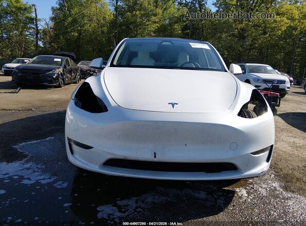 7SAYGDEE2PF839690 2023 TESLA MODEL Y White Rear interior view