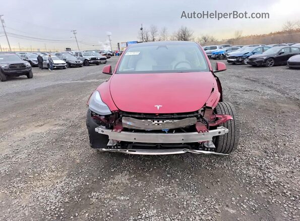 7SAYGDEE2RA258805 2024 TESLA MODEL Red Vista frontal