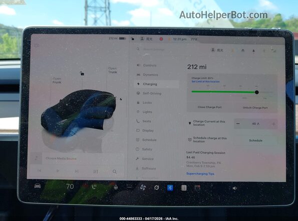 7SAYGDEE2RF195076 2024 TESLA MODEL Y Gray 