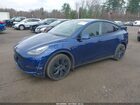 2024 Tesla Model Y Long Range Dual Motor All-wheel Drive Blue vin: 7SAYGDEE2RF199855
