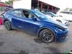 2025 Tesla Model Y Long Range Dual Motor All-wheel Drive Синий vin: 7SAYGDEE2SA339227