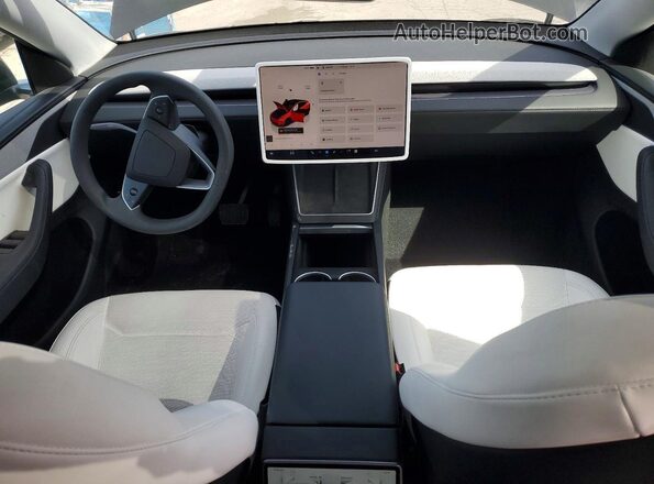 7SAYGDEE2TA478307 2026 TESLA MODEL Black Առջևի վահանակի տեսք