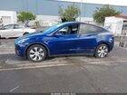 2022 Tesla Model Y Long Range Dual Motor All-wheel Drive Blue vin: 7SAYGDEE3NA001324