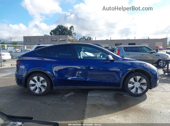 7SAYGDEE3NA001324 2022 TESLA MODEL Y Blue Vista interior trasera