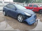 2022 Tesla Model Y Long Range Dual Motor All-wheel Drive Blue vin: 7SAYGDEE3NF384927