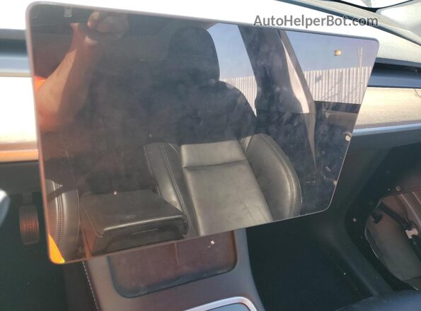 7SAYGDEE3NF456029 2022 TESLA MODEL Black Widok zestawu wskaźników