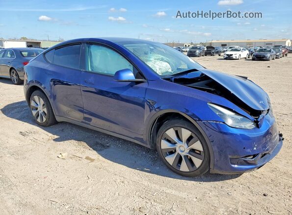 7SAYGDEE3NF533255 2022 TESLA MODEL Blue წინა მარჯვენა