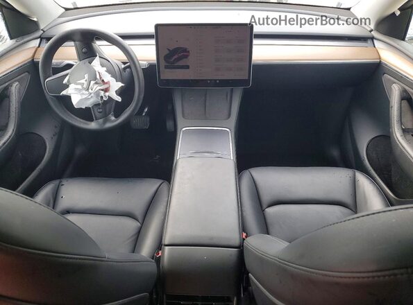 7SAYGDEE3PF601847 2023 TESLA MODEL White Vista del salpicadero