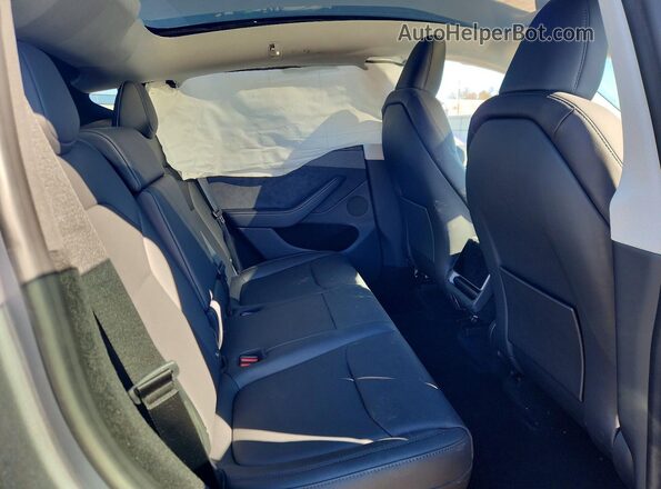 7SAYGDEE3TA411571 2026 TESLA MODEL Gray Вид задніх сидінь