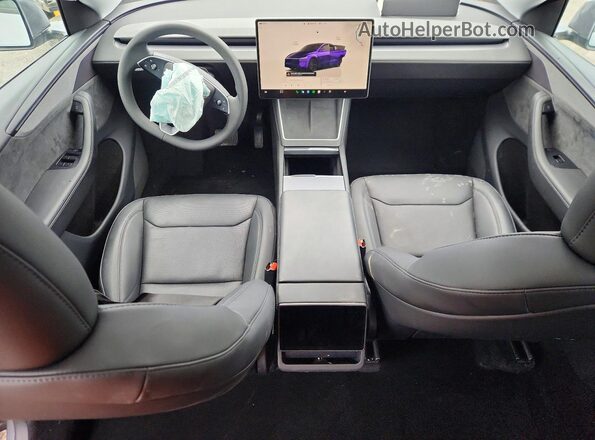 7SAYGDEE3TA440357 2026 TESLA MODEL Gray Առջևի վահանակի տեսք