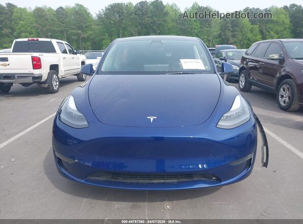 7SAYGDEE4PF693003 2023 TESLA MODEL Y Blue Widok deski rozdzielczej