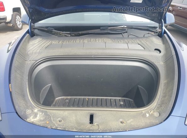 7SAYGDEE4PF693003 2023 TESLA MODEL Y Blue Widok z tyłu