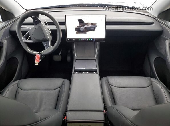 7SAYGDEE4TA380511 2026 TESLA MODEL Black Առջևի վահանակի տեսք