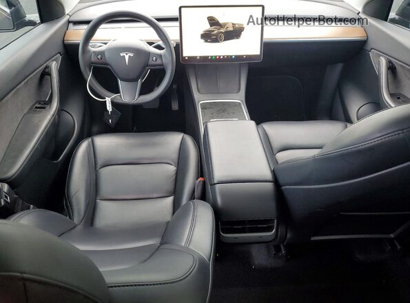 7SAYGDEE5NF506414 2022 TESLA MODEL Black წინა პანელის ხედი