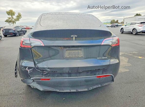 7SAYGDEE5NF506414 2022 TESLA MODEL Black უკანა ხედი