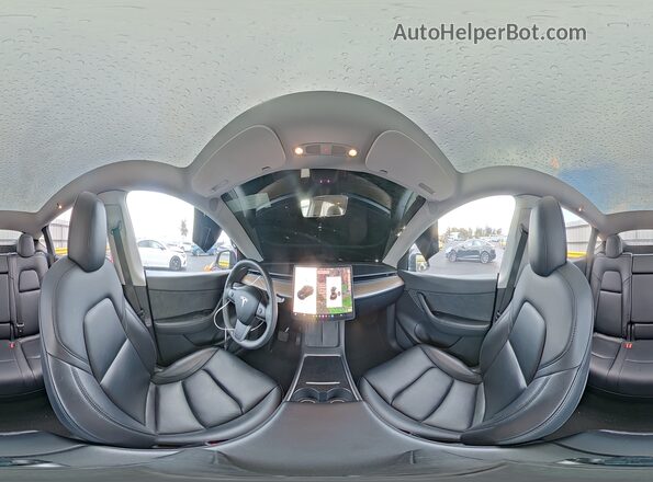 7SAYGDEE5NF506414 2022 TESLA MODEL Black VIN კოდის სტიკერის ხედი