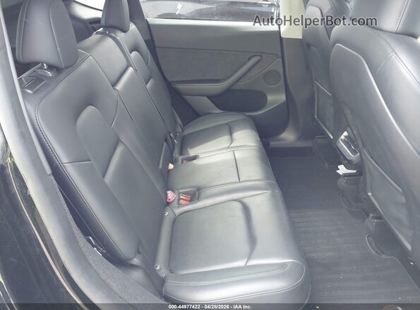 7SAYGDEE5PA024798 2023 TESLA MODEL Y Black VIN კოდის სტიკერის ხედი