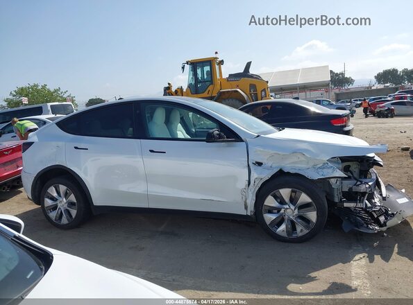 7SAYGDEE5PA129373 2023 TESLA MODEL Y White Vista interior trasera