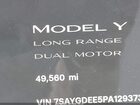 2023 Tesla Model Y Awd/long Range Dual Motor All-wheel Drive White vin: 7SAYGDEE5PA129373