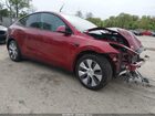 2024 Tesla Model Y Long Range Dual Motor All-wheel Drive Red vin: 7SAYGDEE5RA269524