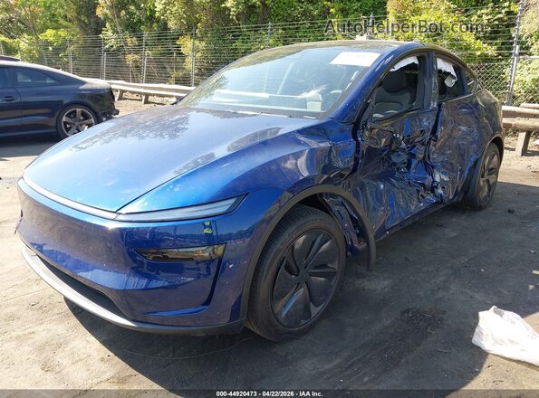 7SAYGDEE5TA634274 2026 TESLA MODEL Y Синий Передняя левая четверть