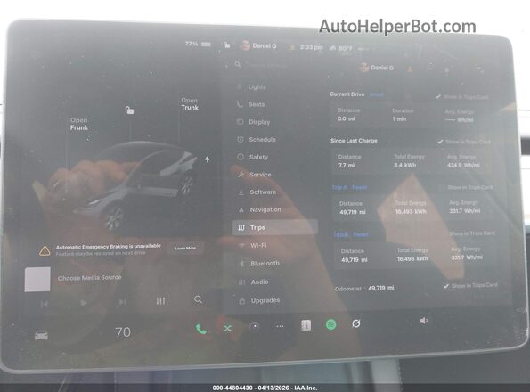 7SAYGDEE6NF379379 2022 TESLA MODEL Y Gray Вид задніх сидінь