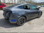 2022 Tesla Model Y Long Range Dual Motor All-wheel Drive Gray vin: 7SAYGDEE6NF379379