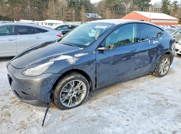 7SAYGDEE6NF446904 2022 TESLA MODEL Gray Առջևի ձախ երեք քառորդ տեսարան