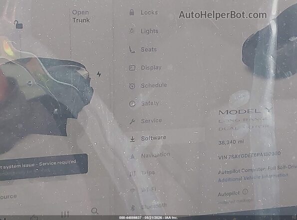 7SAYGDEE6PA180980 2023 TESLA MODEL Y Black 