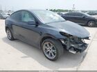 2024 Tesla Model Y Long Range Dual Motor All-wheel Drive Gray vin: 7SAYGDEE6RA223829