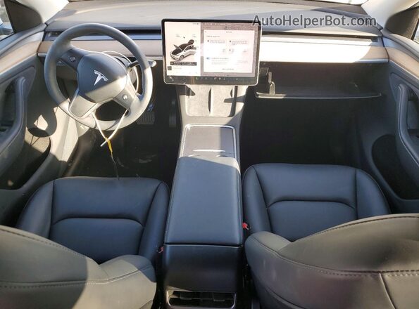 7SAYGDEE6RA228190 2024 TESLA MODEL White Вид панелі приладів