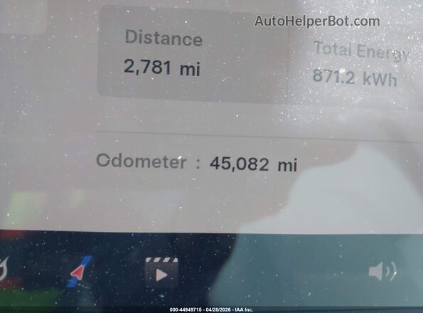 7SAYGDEE6RA263652 2024 TESLA MODEL Y Белый Панорамный вид салона 360°