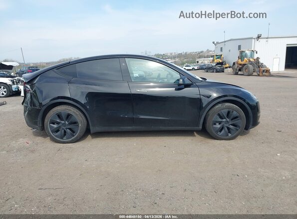 7SAYGDEE6SA360372 2025 TESLA MODEL Y Black Widok zestawu wskaźników