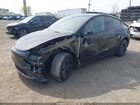 2025 Tesla Model Y Long Range Dual Motor All-wheel Drive Black vin: 7SAYGDEE6SA360372