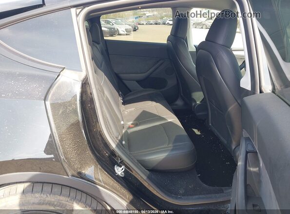 7SAYGDEE6SA360372 2025 TESLA MODEL Y Black Widok naklejki z numerem VIN