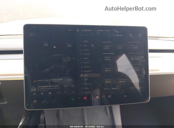 7SAYGDEE6SA360372 2025 TESLA MODEL Y Black Widok tylnych siedzeń