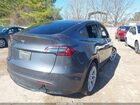 2022 Tesla Model Y Long Range Dual Motor All-wheel Drive Gray vin: 7SAYGDEE7NA021818