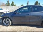 2022 Tesla Model Y Long Range Dual Motor All-wheel Drive Gray vin: 7SAYGDEE7NA021818