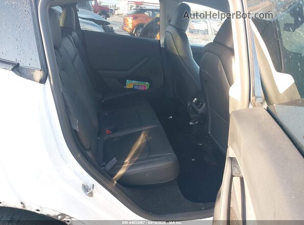 7SAYGDEE7PA149348 2023 TESLA MODEL Y White Widok naklejki z numerem VIN
