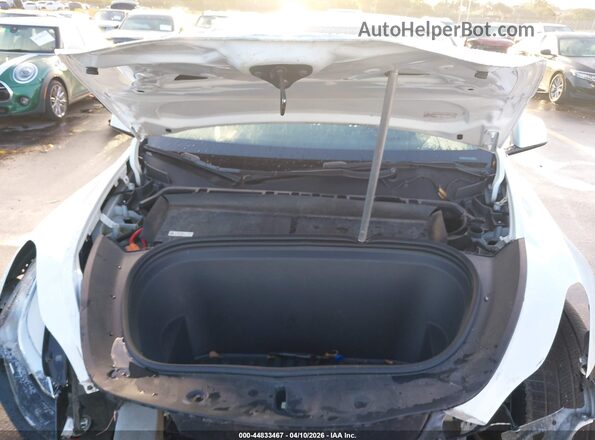 7SAYGDEE7PA149348 2023 TESLA MODEL Y White Widok z tyłu