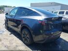 2024 Tesla Model Y Long Range Dual Motor All-wheel Drive Gray vin: 7SAYGDEE7RA305942