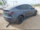 2022 Tesla Model Y Long Range Dual Motor All-wheel Drive Gray vin: 7SAYGDEE8NA009256