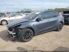 2022 Tesla Model Y Long Range Dual Motor All-wheel Drive Gray vin: 7SAYGDEE8NA009256