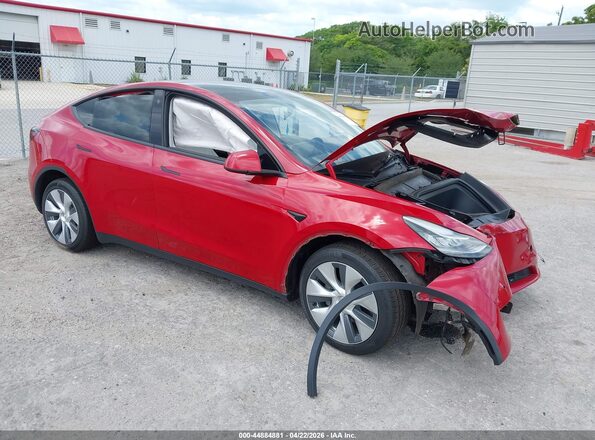 7SAYGDEE8NF308801 2022 TESLA MODEL Y Red Առջևի աջ