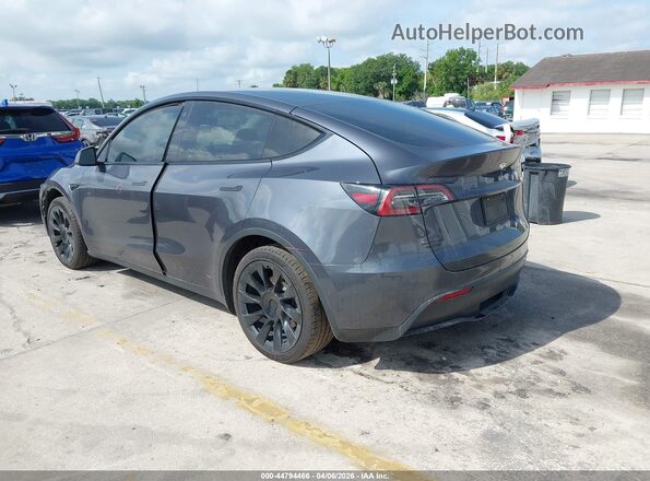 7SAYGDEE8NF387239 2022 TESLA MODEL Y Gray Rear left