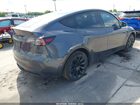 2022 Tesla Model Y Long Range Dual Motor All-wheel Drive Gray vin: 7SAYGDEE8NF387239