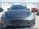 2022 Tesla Model Y Long Range Dual Motor All-wheel Drive Gray vin: 7SAYGDEE8NF387239
