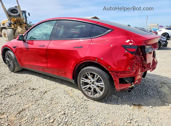 7SAYGDEE8NF560726 2022 TESLA MODEL Red Задня ліва чверть