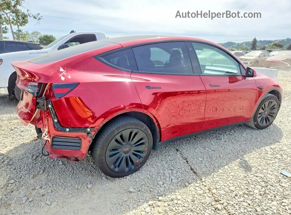 7SAYGDEE8NF560726 2022 TESLA MODEL Red Задня права чверть