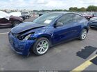 2023 Tesla Model Y Awd/long Range Dual Motor All-wheel Drive Dark Blue vin: 7SAYGDEE8PA200114